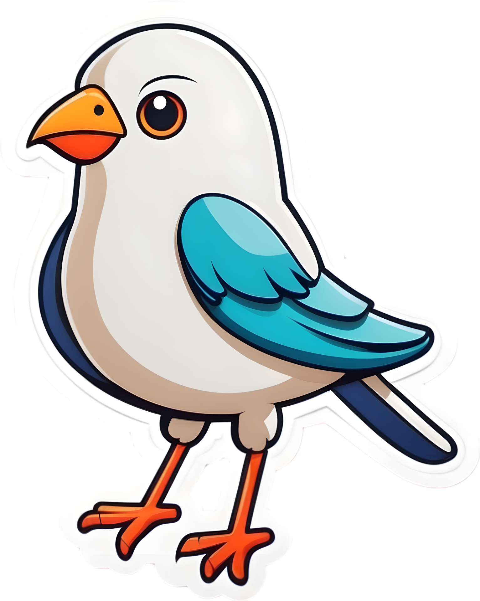 cartoon bird clip art png ai generative 33299862 PNG