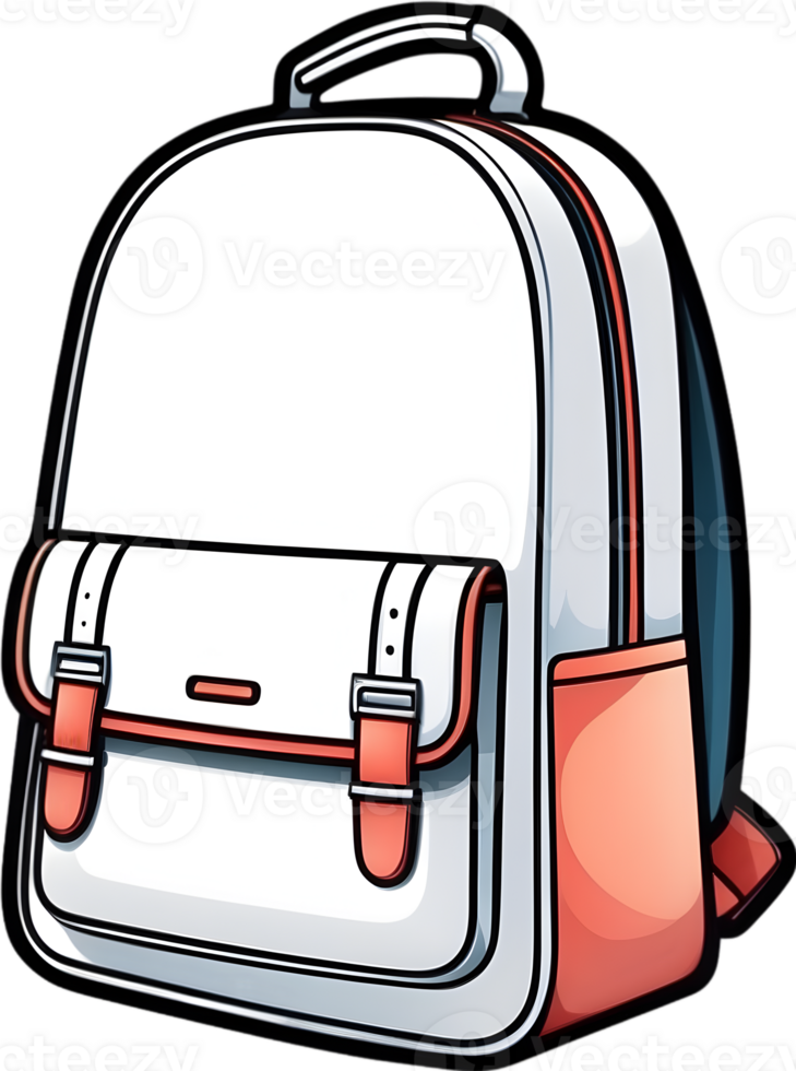 backpack clipart,  ai generative png