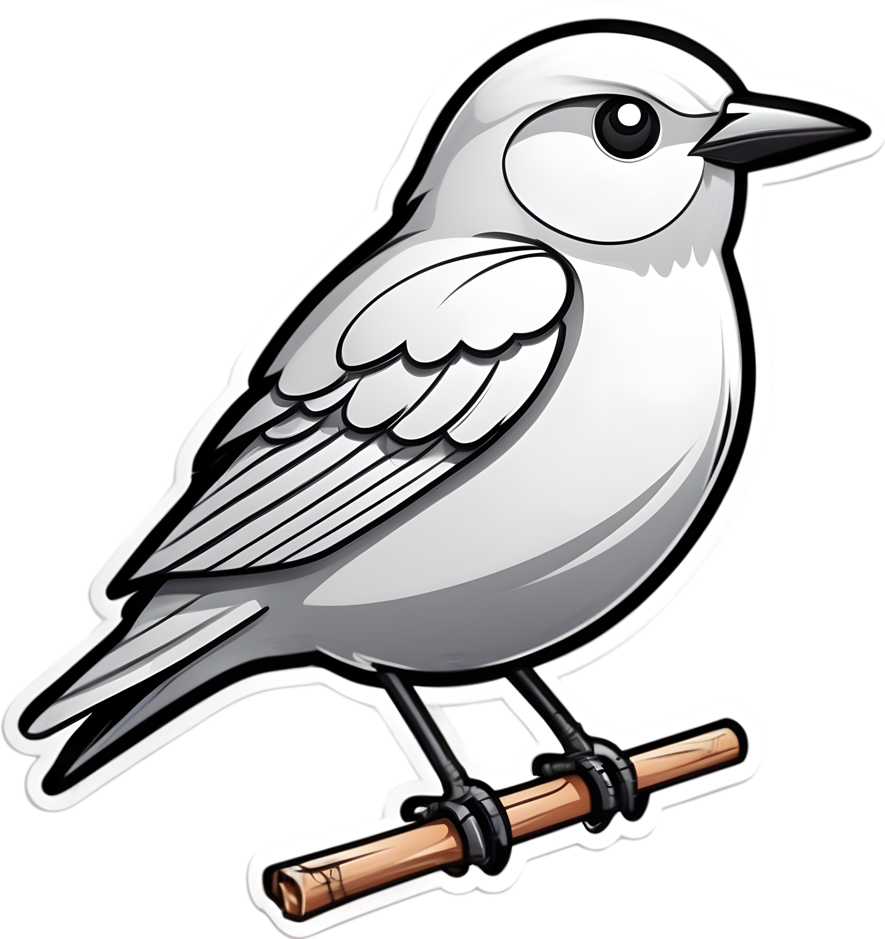 cartoon bird clip art png ai generative 33300150 PNG
