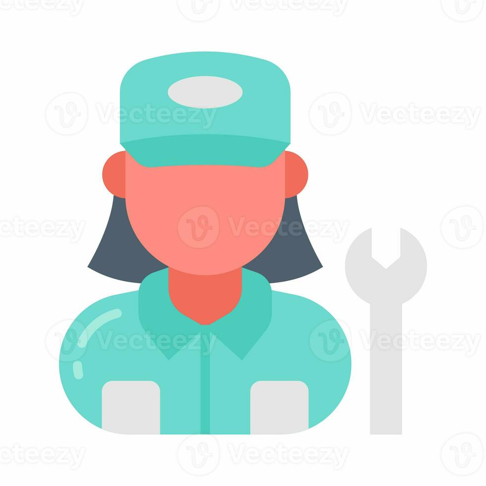 Mechanic icon in vector. Illustration photo