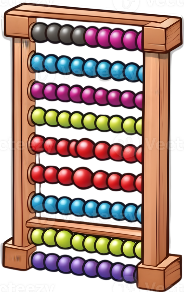 abacus png image ai generative