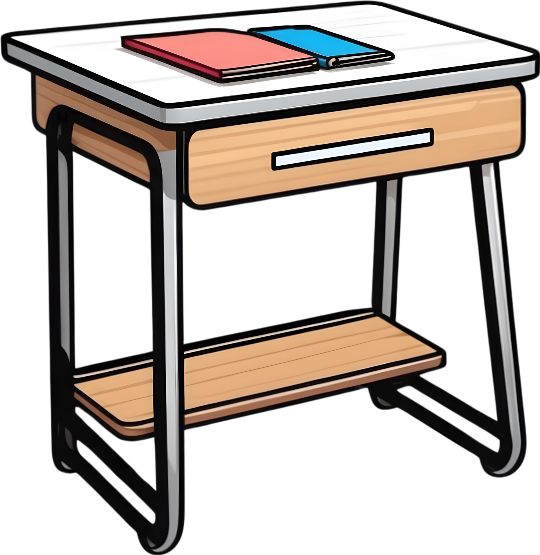 teacher and student desk 33300305 PNG