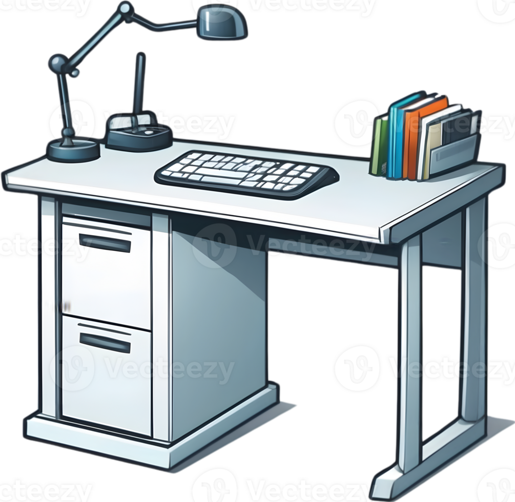 Student Desk ai generative 33300306 PNG