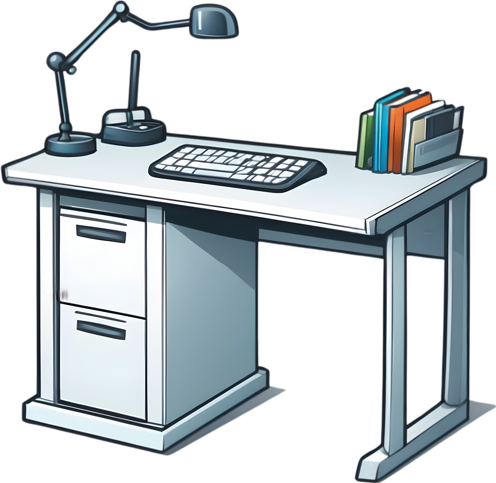 Student Desk ai generative 33300306 PNG