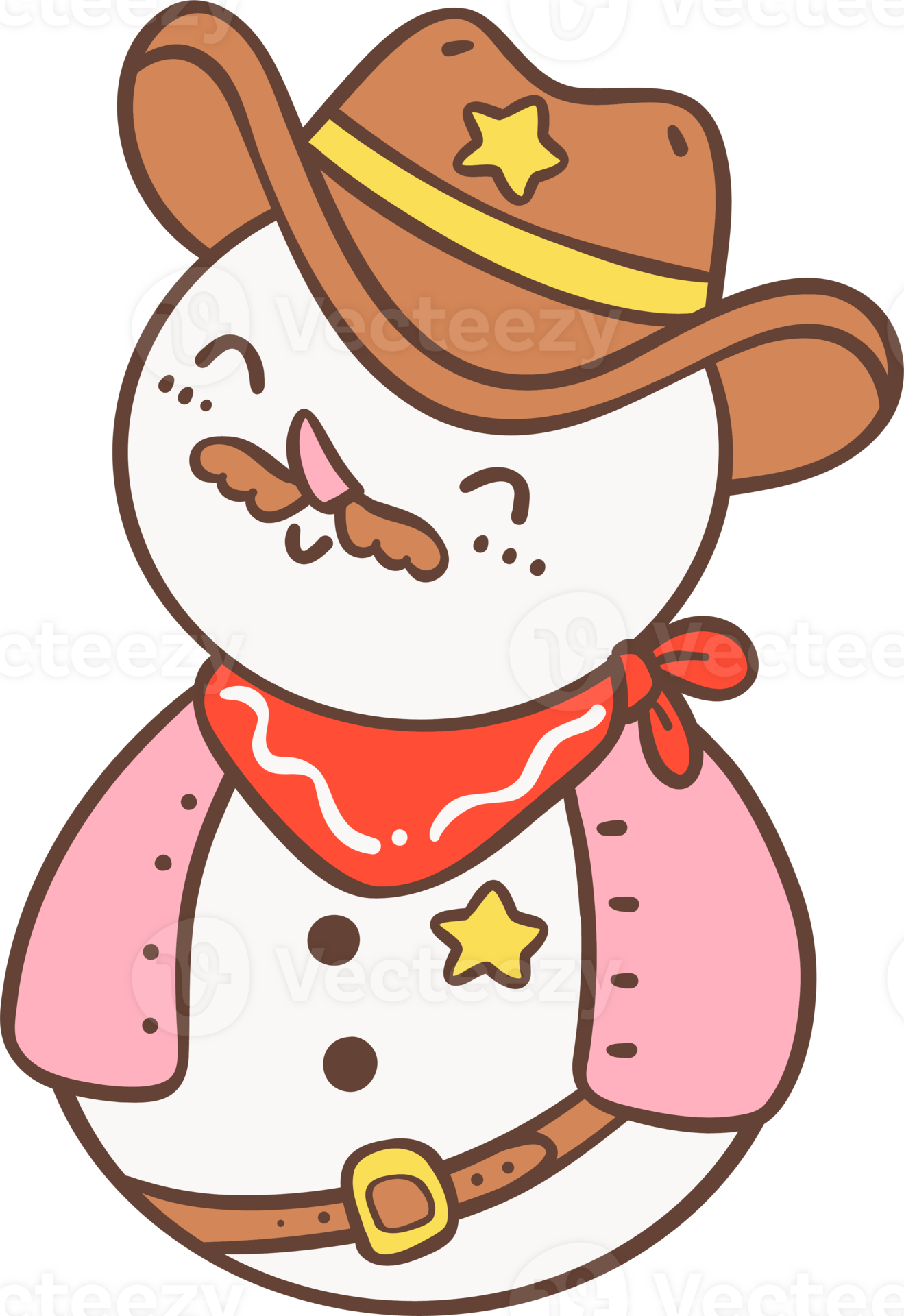 Cowboy Christmas Snowman 33300384 PNG cowboy-christmas-snowman-33300384-png