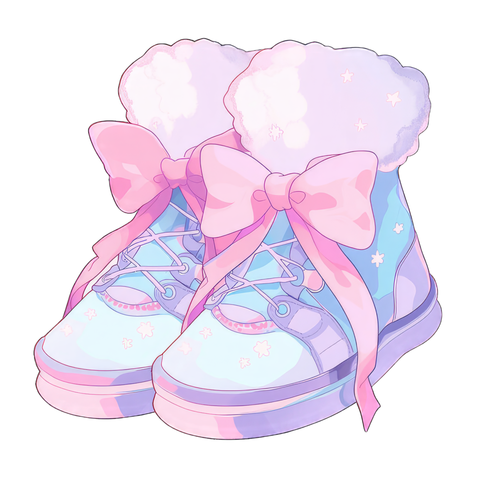 cute pastel sneakers
