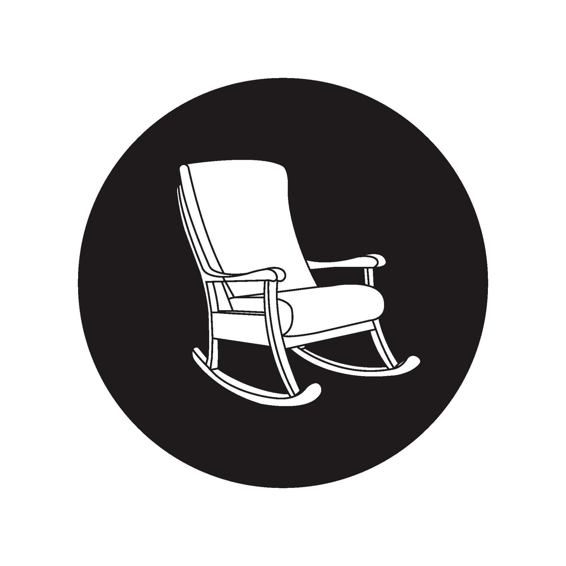 Rocking chair icon 33300473 Vector Art at Vecteezy