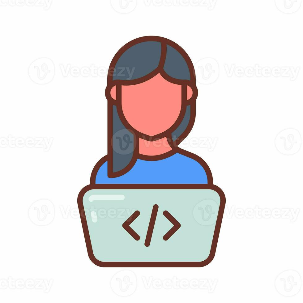software desarrollador icono en vector. ilustración foto