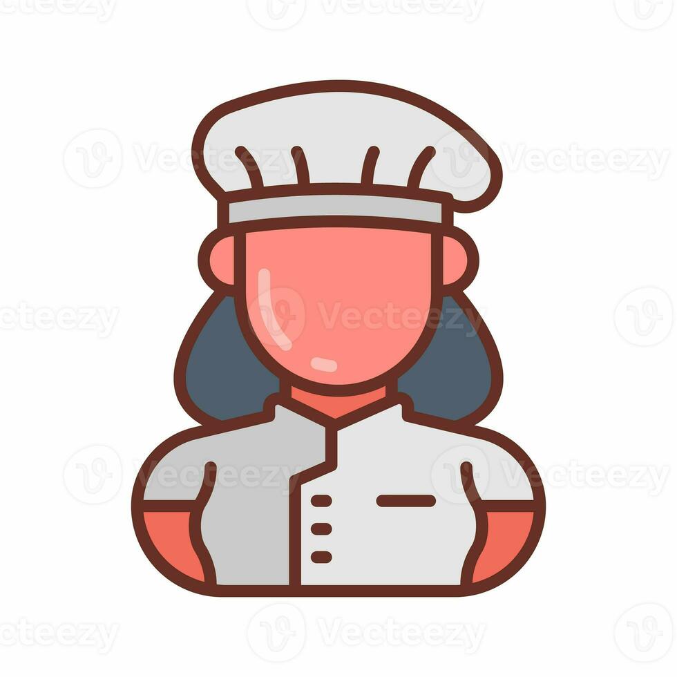 cocinero icono en vector. ilustración foto