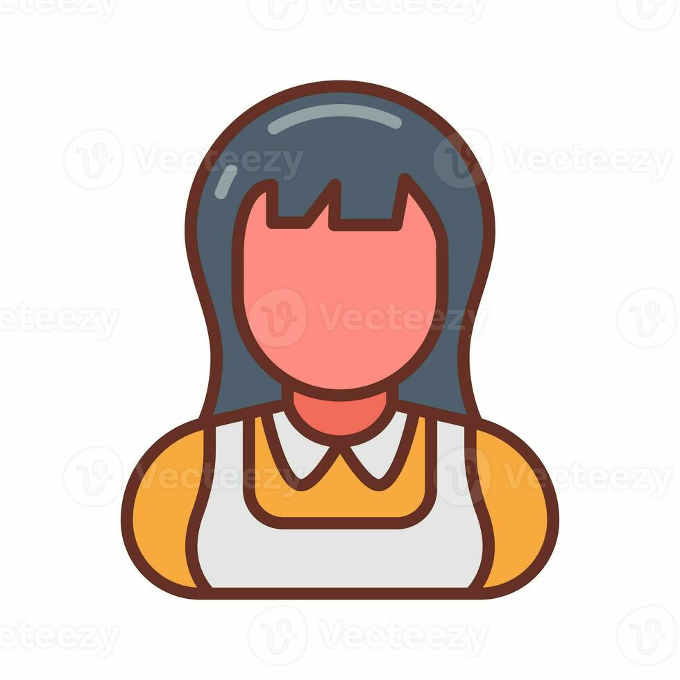 Nanny icon in vector. Illustration photo