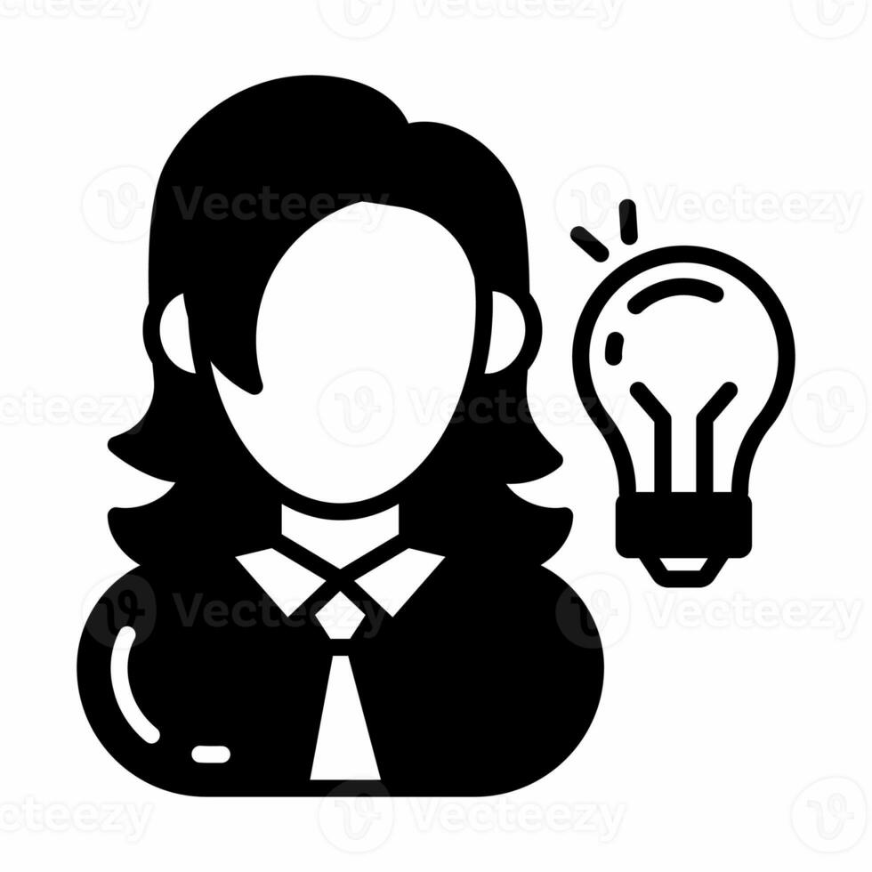 Entrepreneur icon in vector. Illustration photo