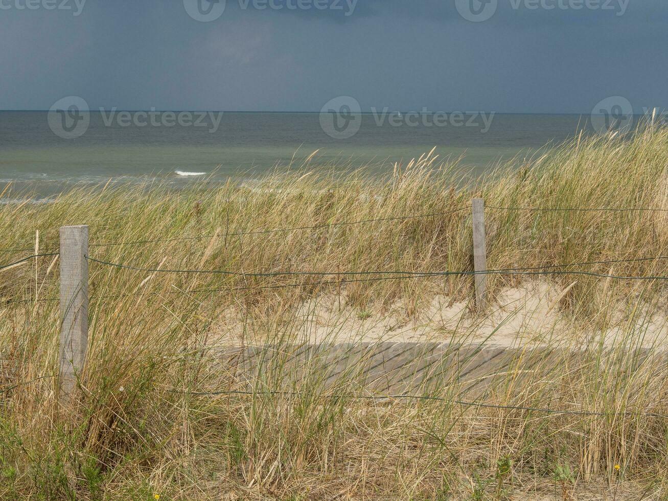 the island of Spiekeroog in germany photo