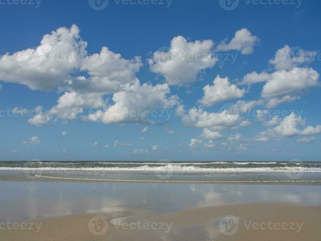 the beach of Spiekeroog photo