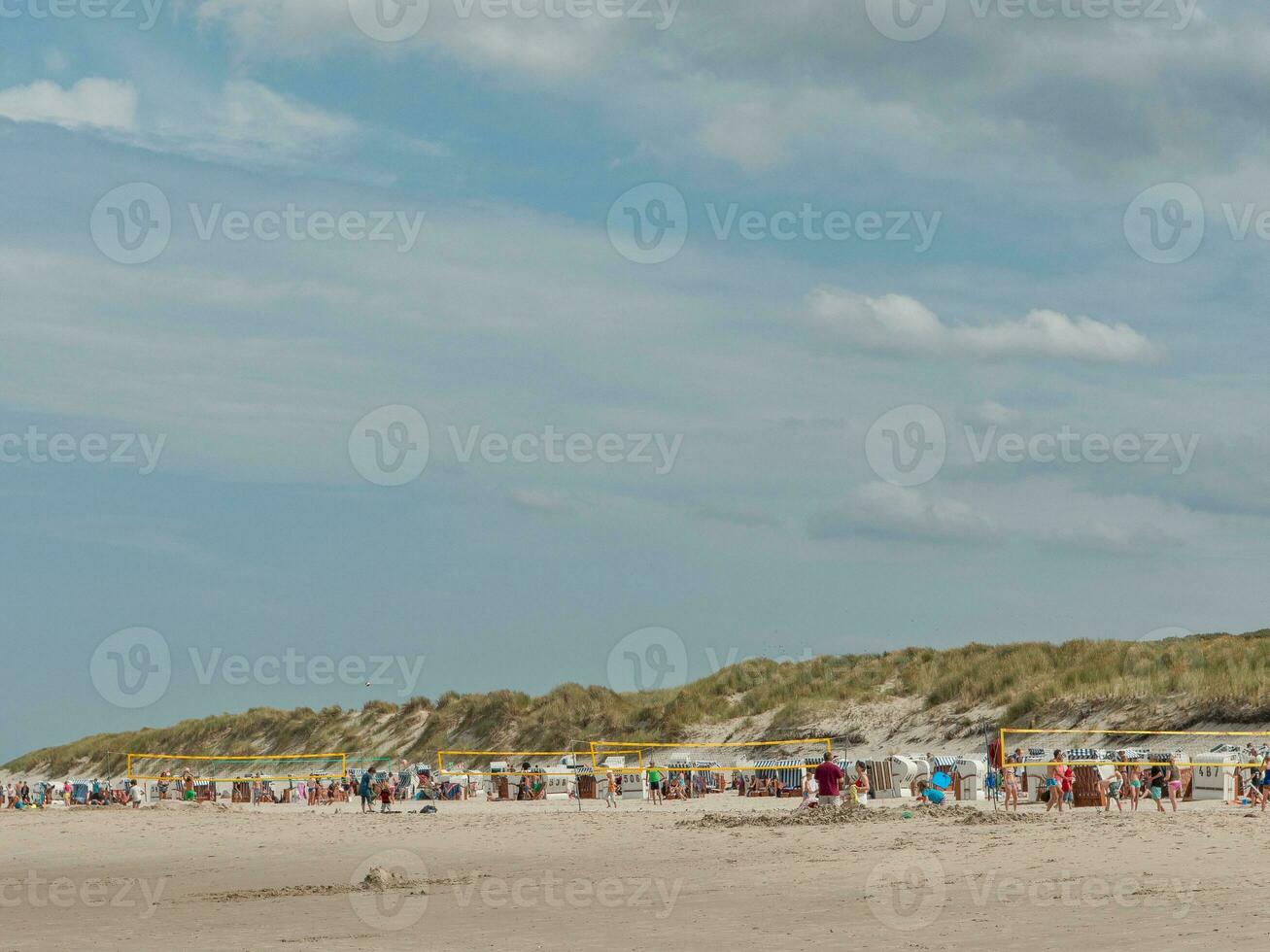 spiekeroog island in germany photo