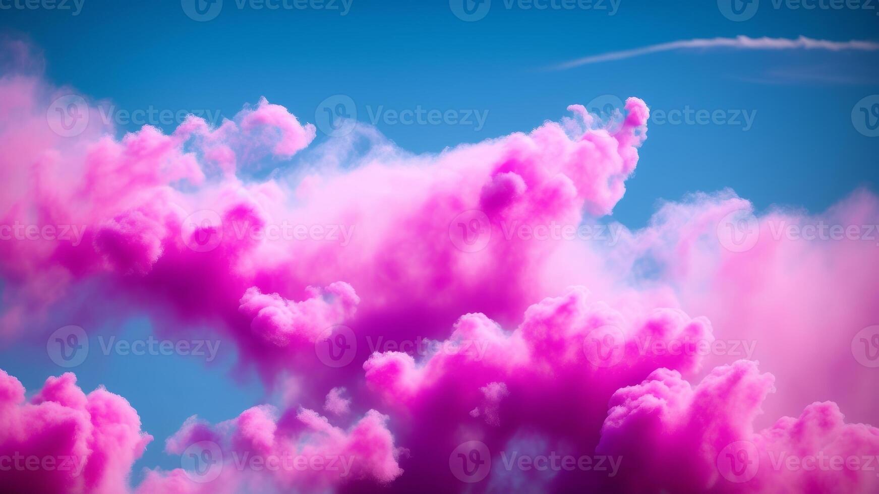 pink dust smoke abstract particles. photo
