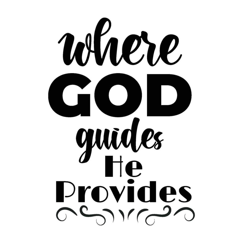 Christian faith, typography for print vector