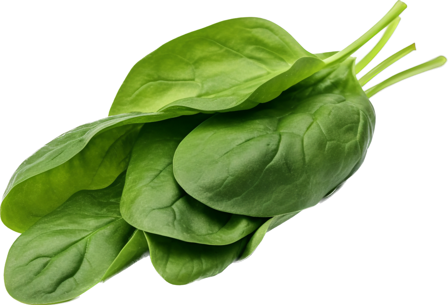 Spinach png with AI generated.