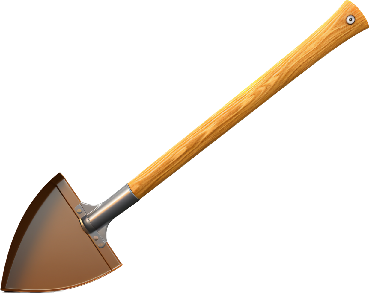 Shovel png with AI generated.