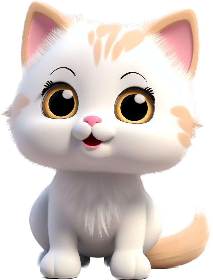 Cat png with AI generated.
