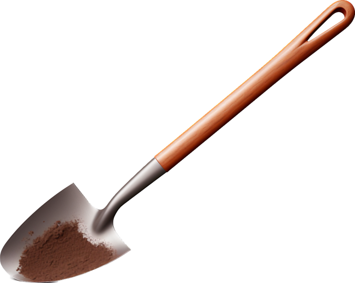 Shovel png with AI generated.