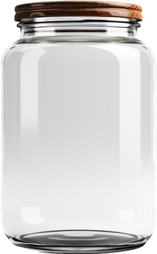 Mason jar png with AI generated.
