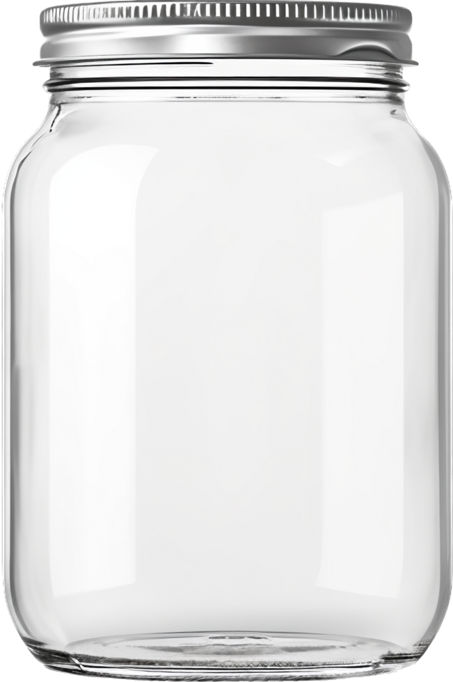 Mason jar png with AI generated.