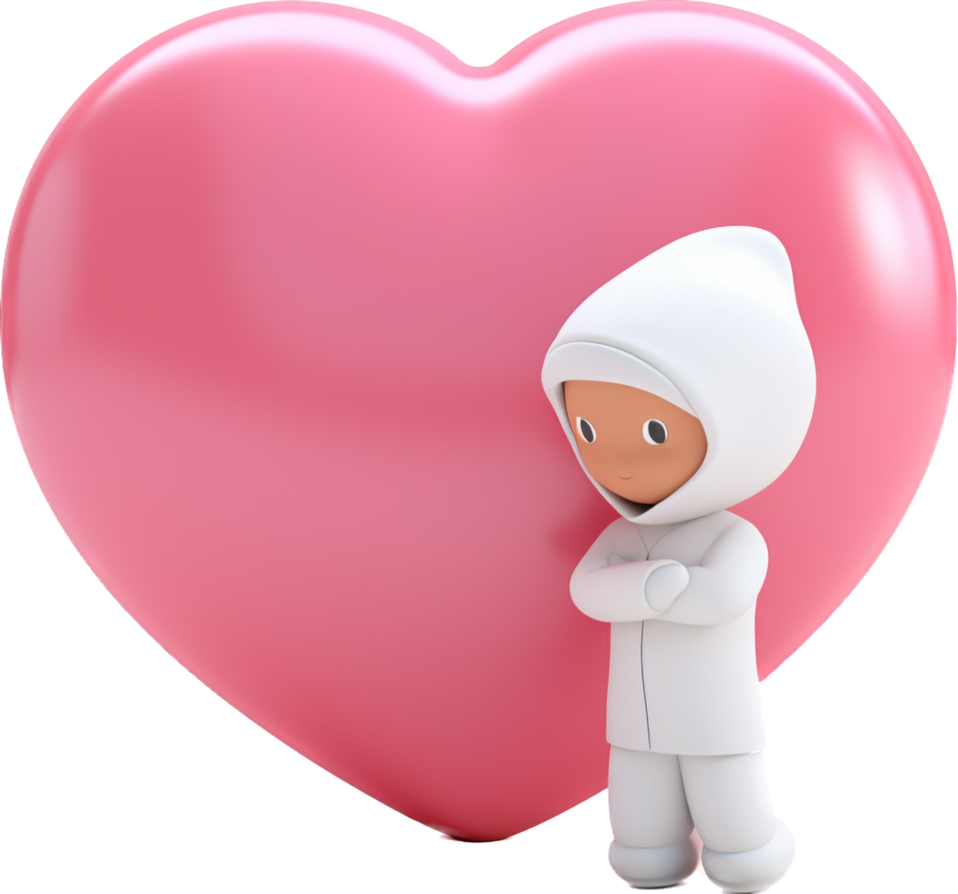 Self love png with AI generated.