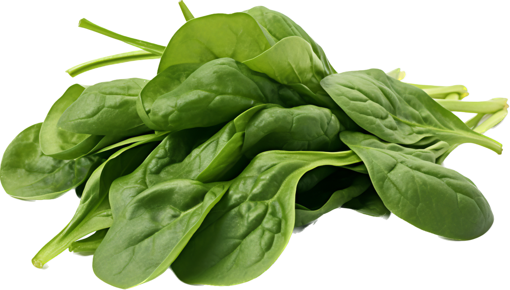 Spinach png with AI generated.