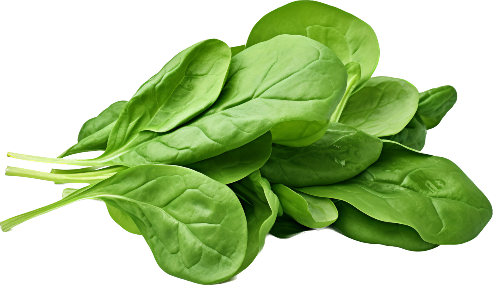 Spinach png with AI generated.