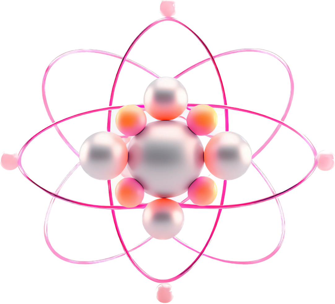 Atom png mit ai generiert.