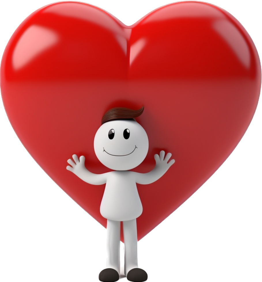 Self love png with AI generated.