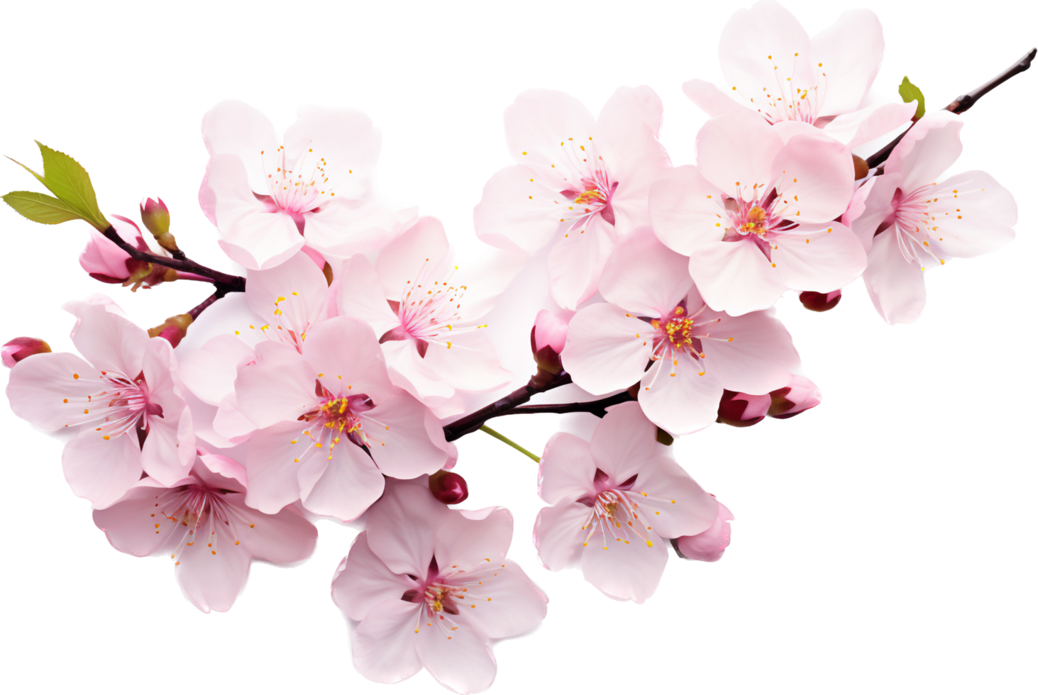 Sakura png with AI generated.
