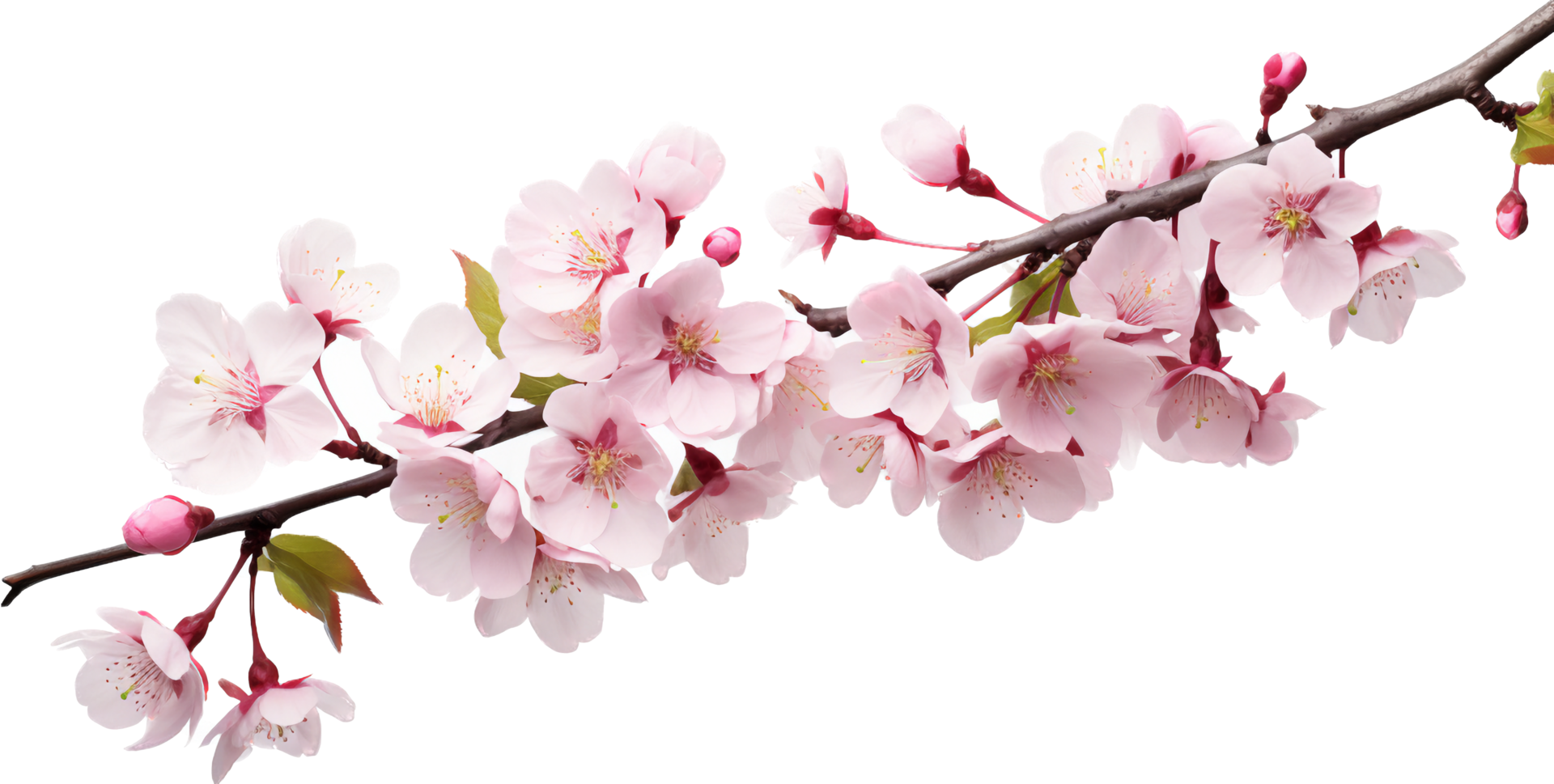 Sakura png with AI generated.