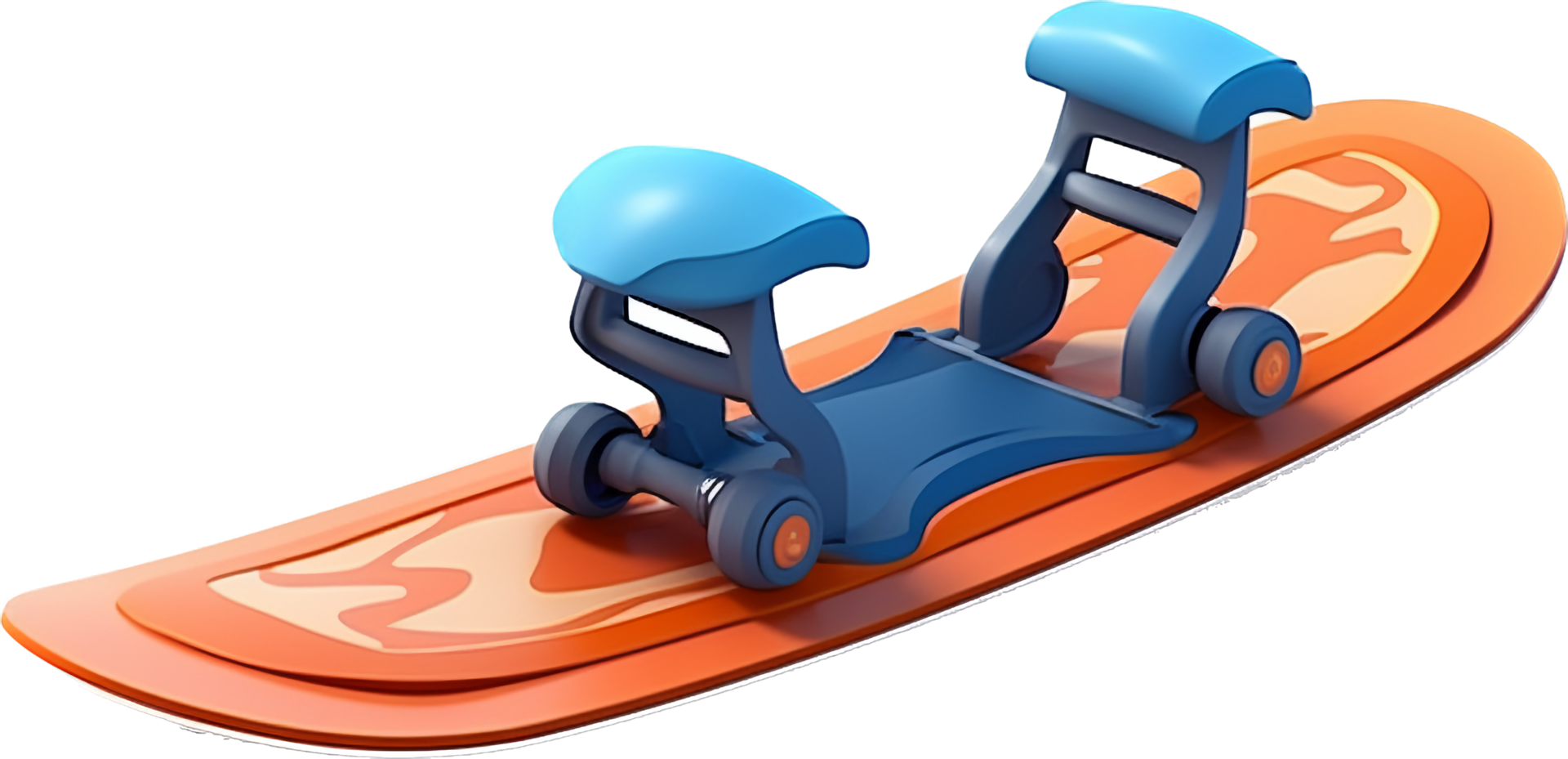 Snowboard png with AI generated.