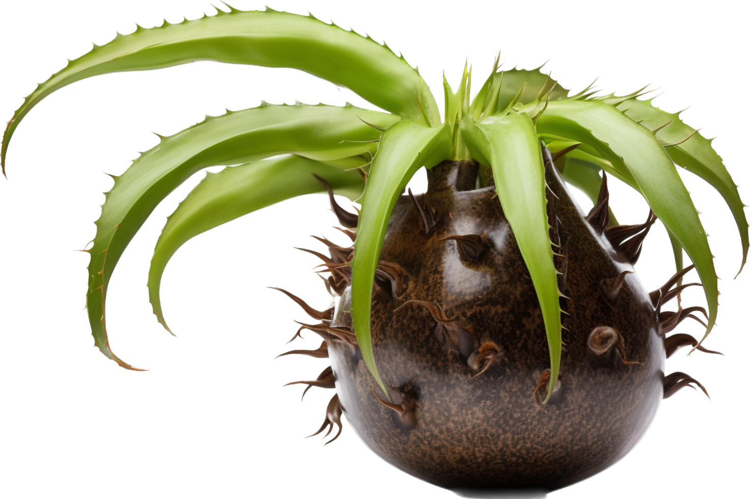 Plant pot png with AI generated.