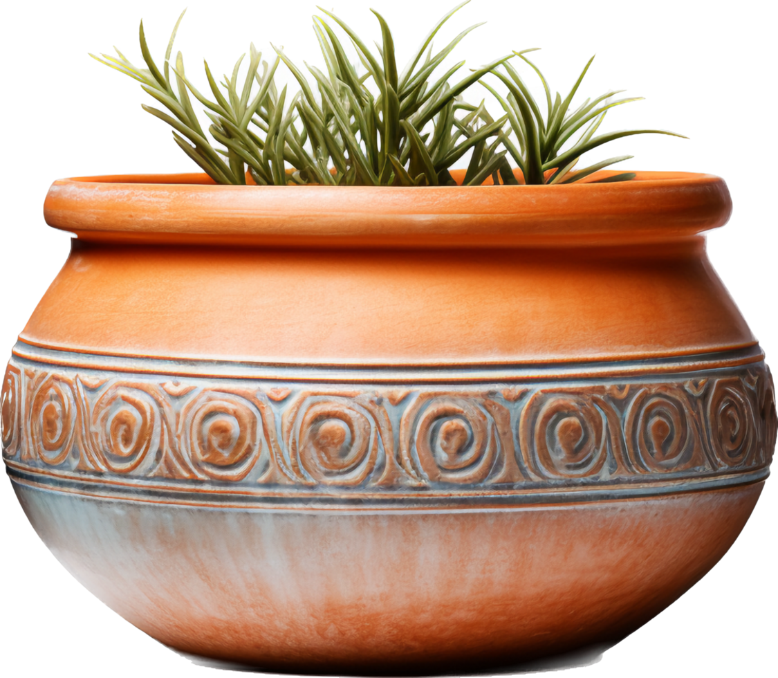 Plant pot png with AI generated.