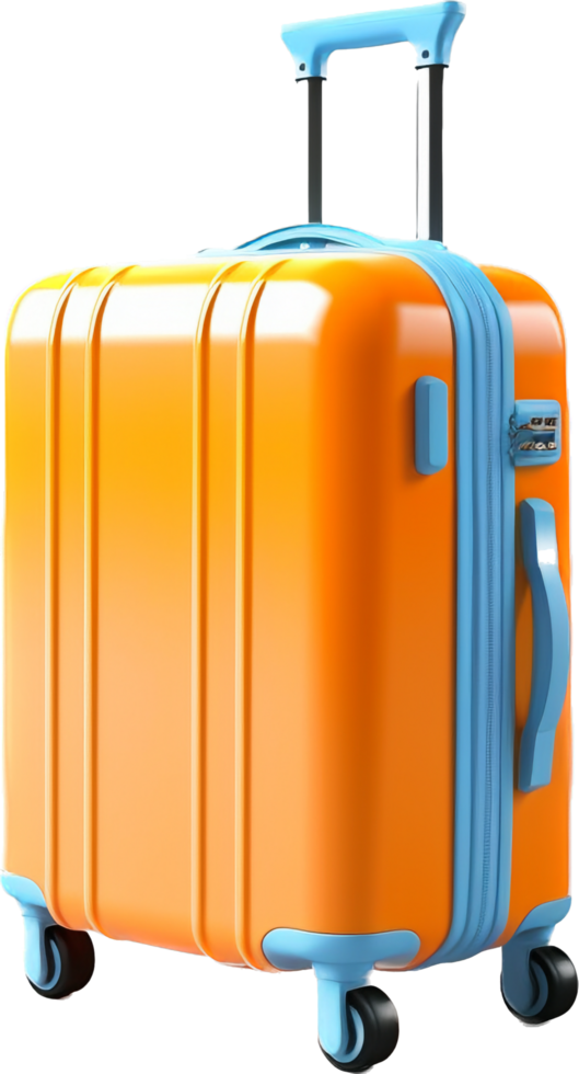 Luggage png with AI generated.