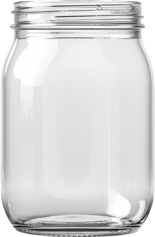 Mason jar png with AI generated.