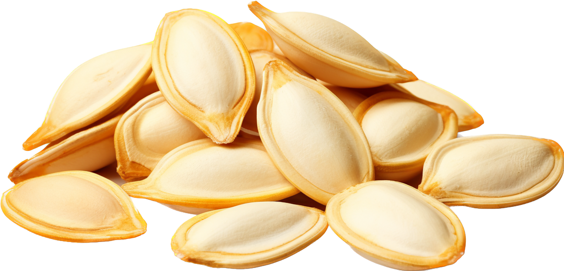 Pumpkin seed png with AI generated.