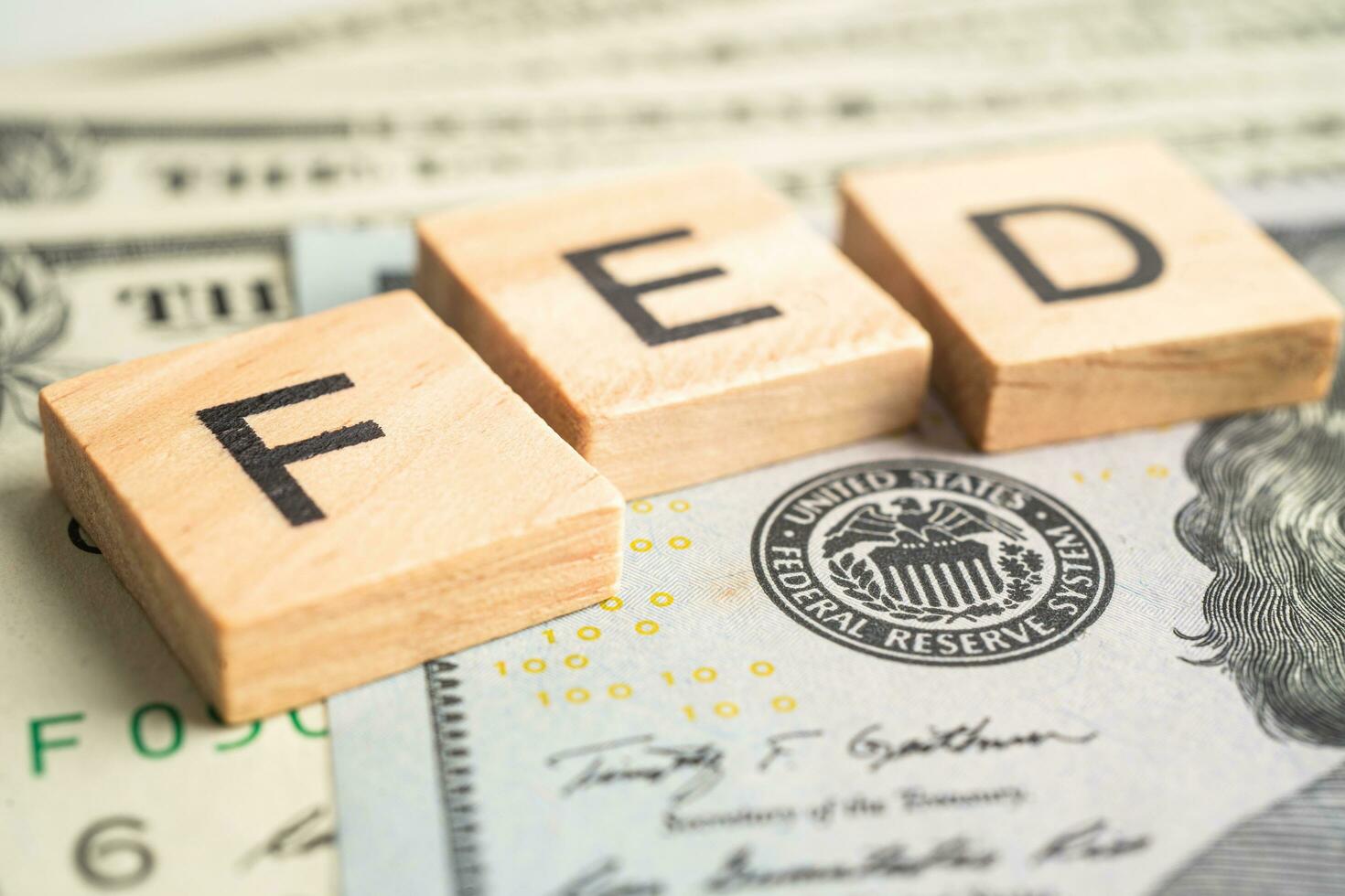 FED The Federal Reserve System, the central banking system of the United States of America. photo