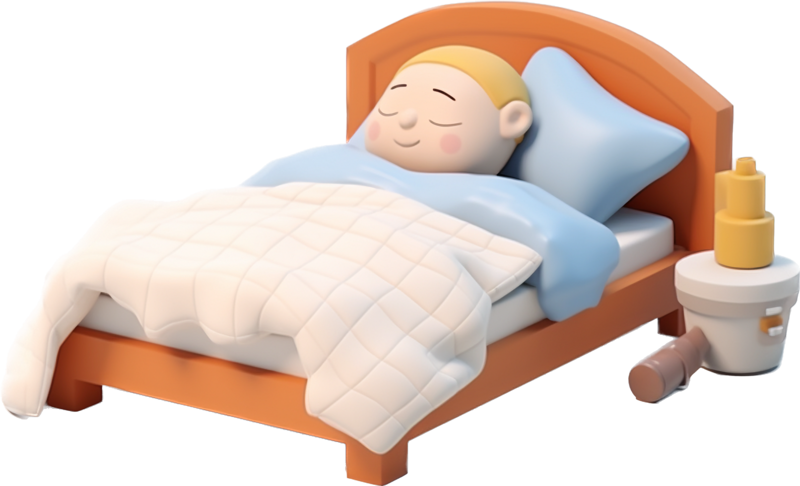 Sleep png with AI generated.