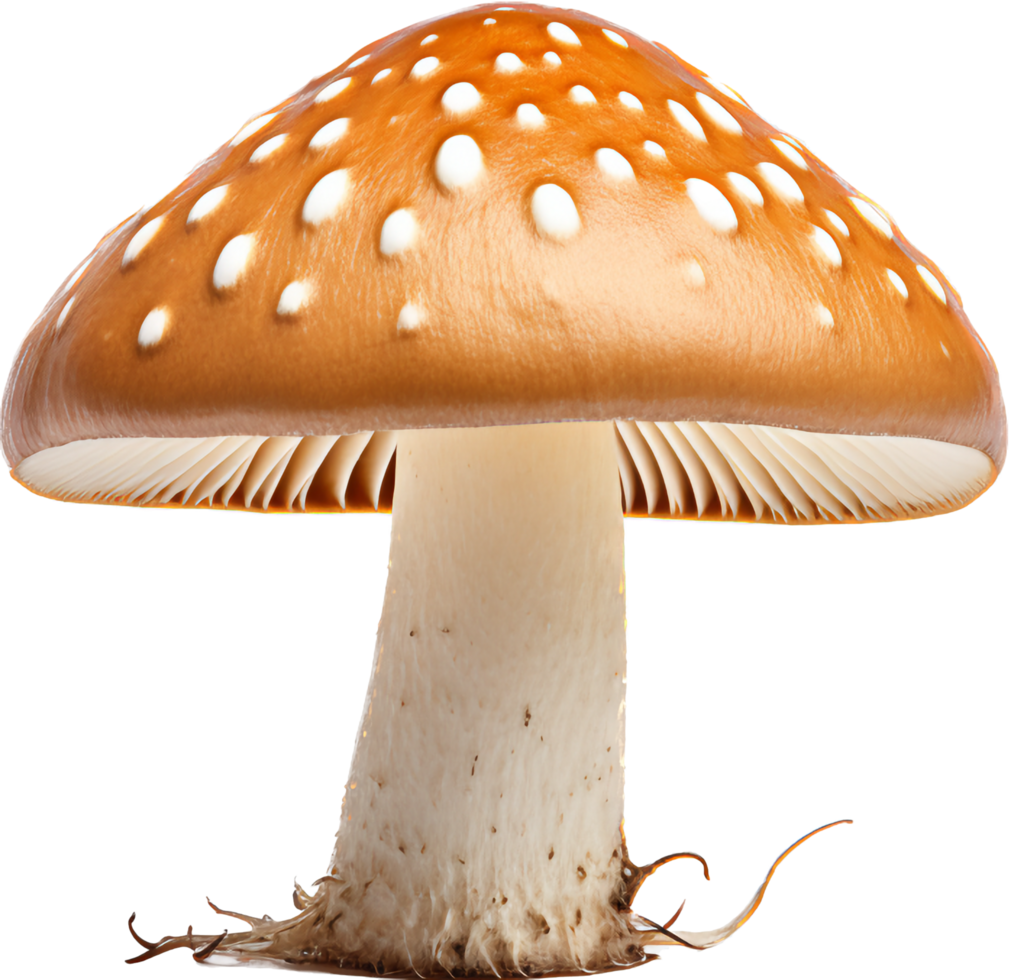 Mushroom png with AI generated.