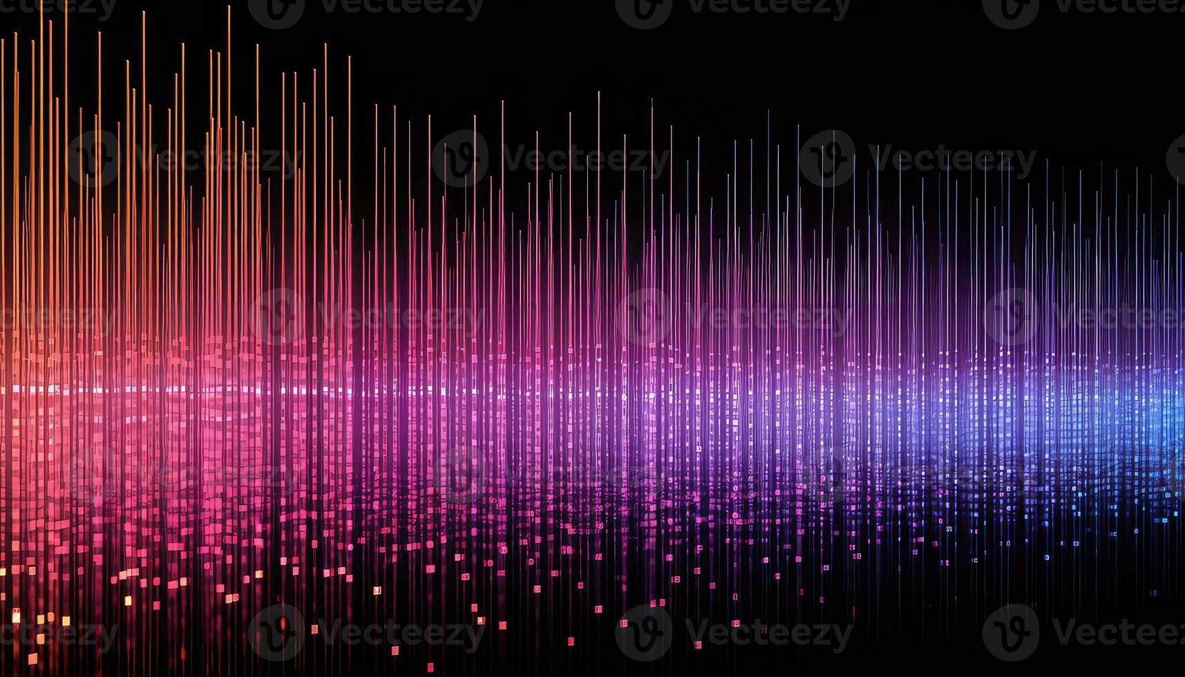Futuristic Data Display in Morse Code AI generated photo