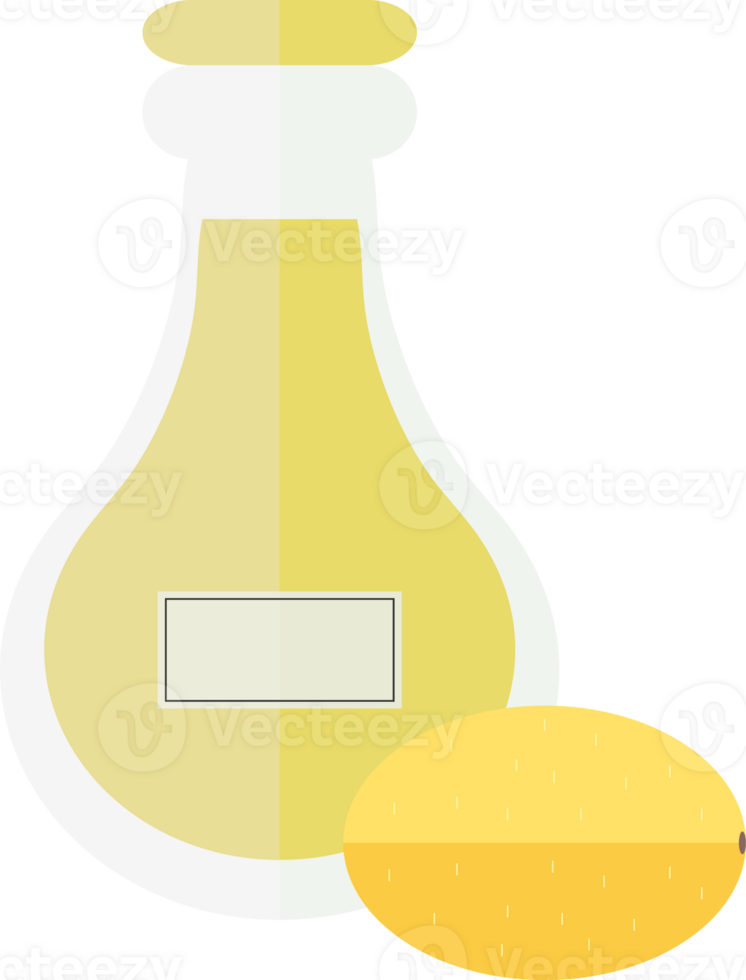 Transparent jar or bottle with melon jam, juice png