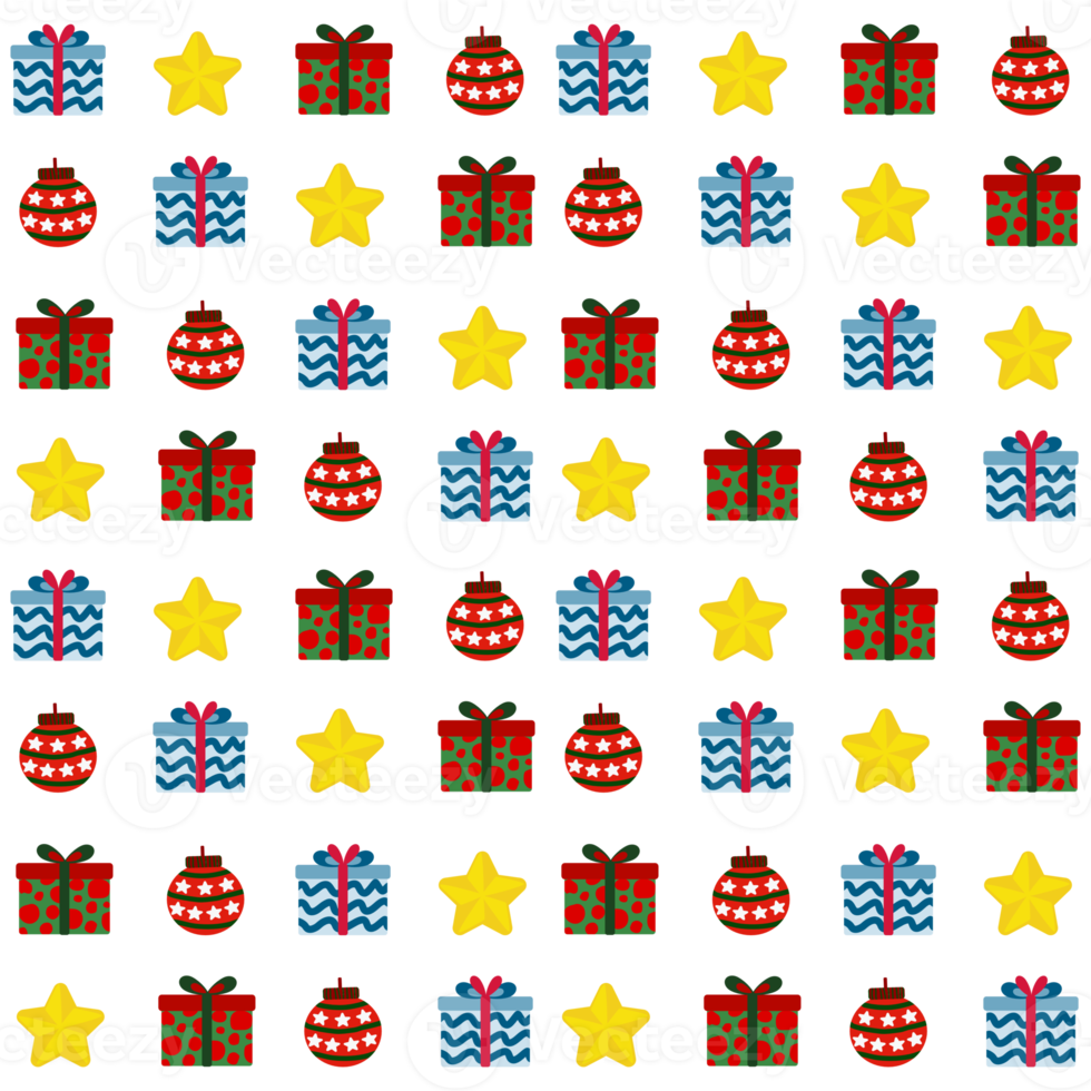 Christmas seamless pattern png