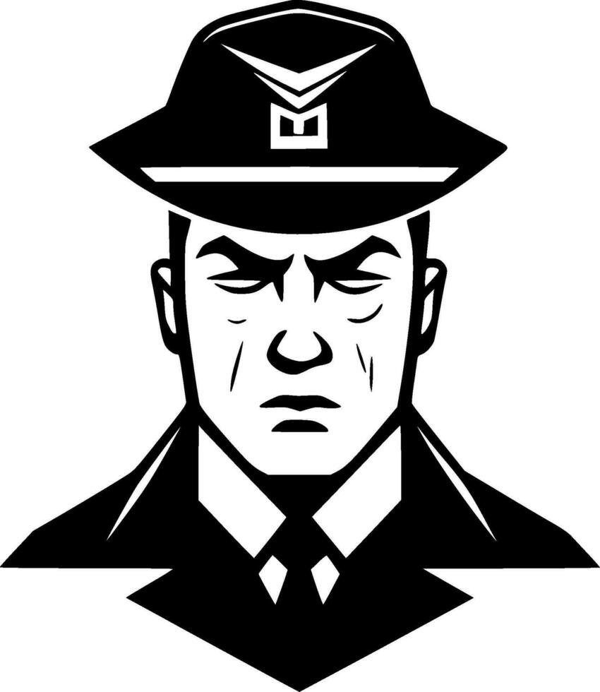 Military, Minimalist and Simple Silhouette - Vector illustration