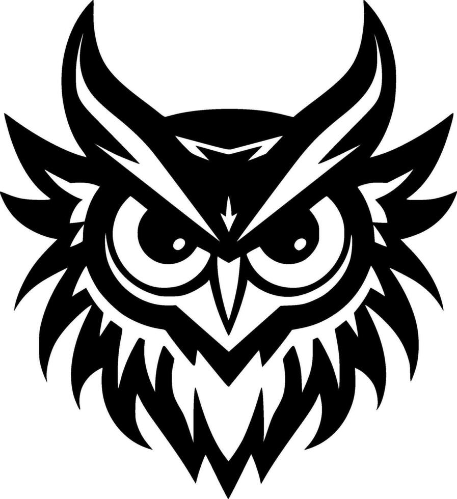 Owl - High Quality Vector Logo - Vector illustration ideal for T-shirt graphic