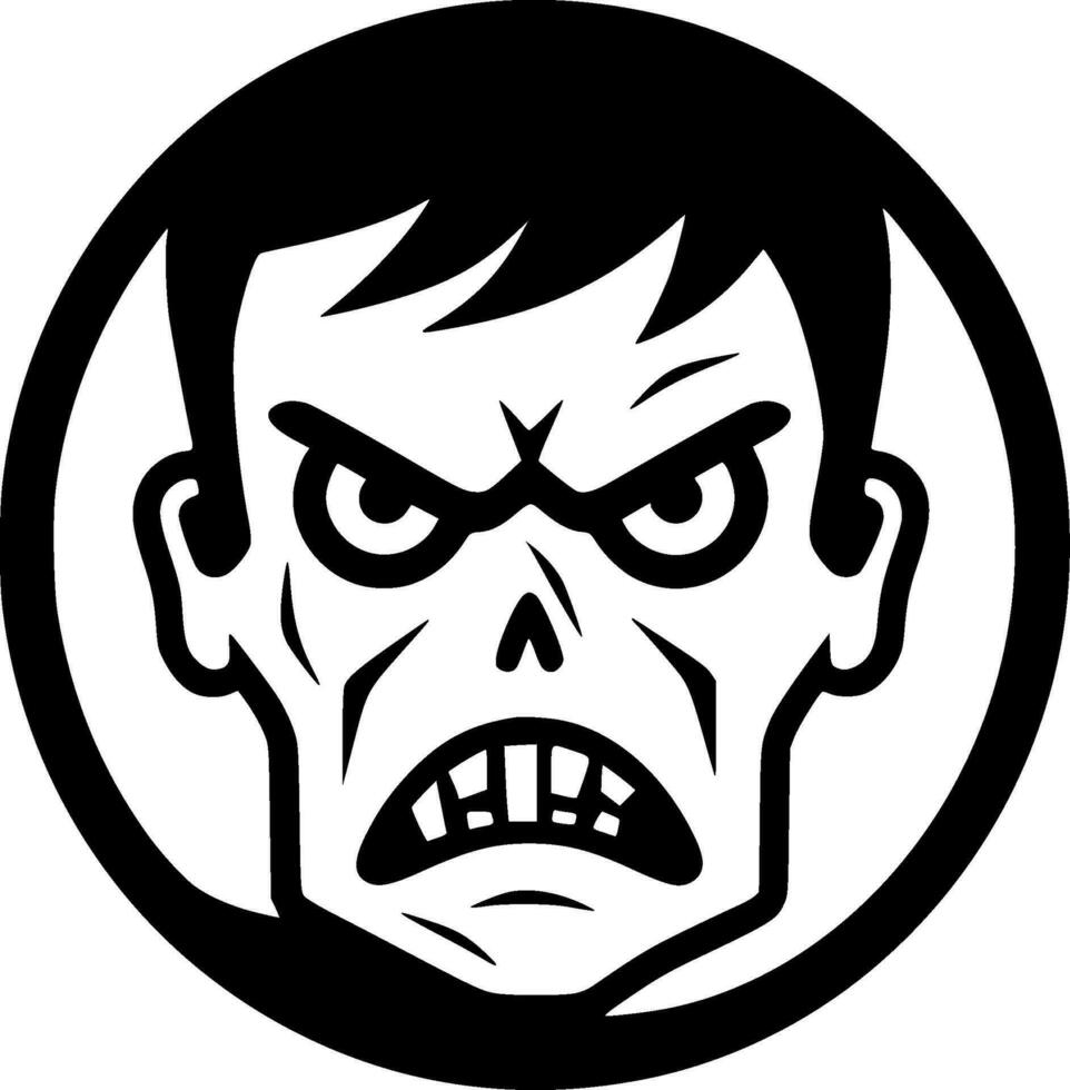 Halloween - Black and White Isolated Icon - Vector illustration