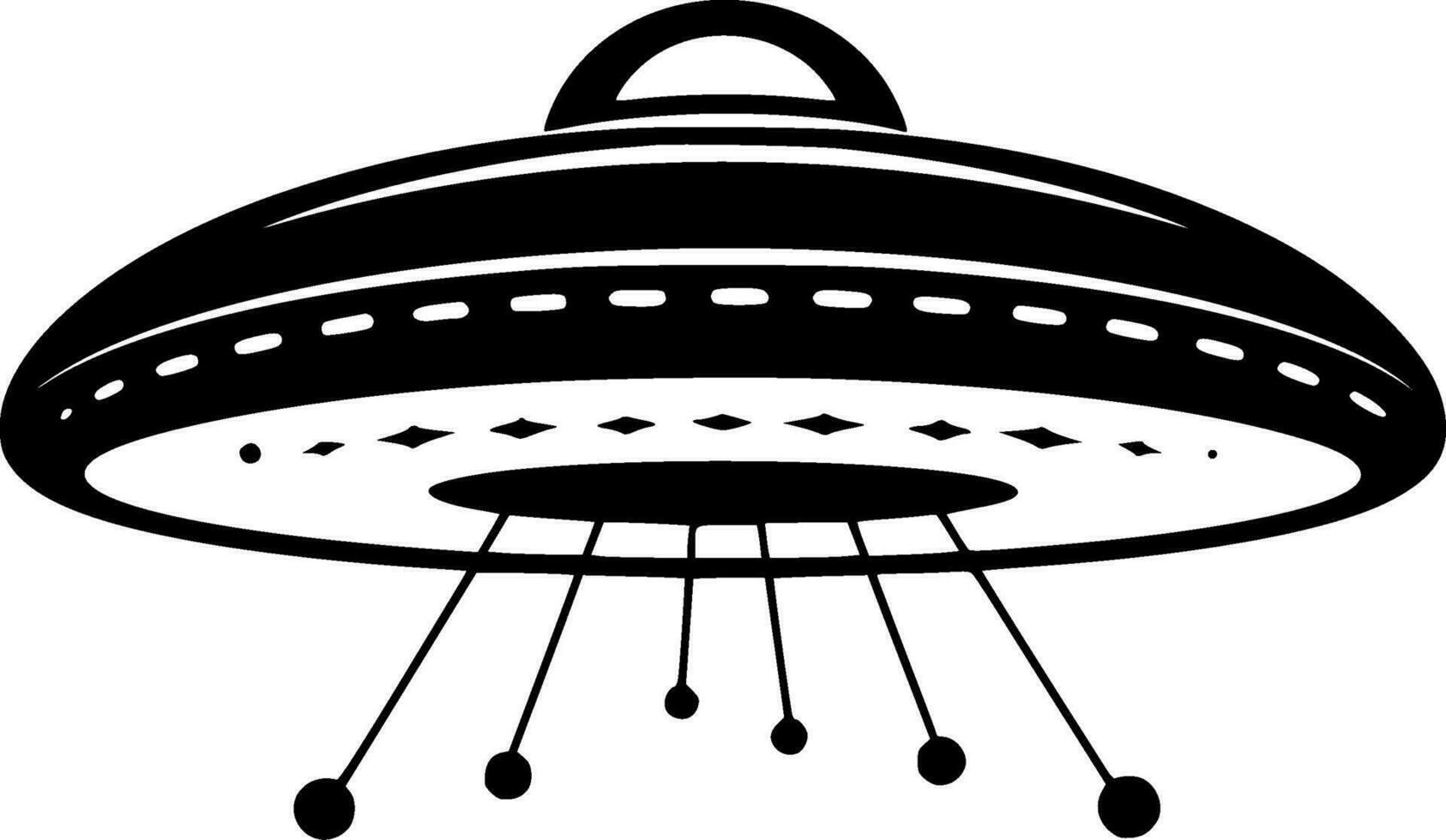 UFO - High Quality Vector Logo - Vector illustration ideal for T-shirt graphic