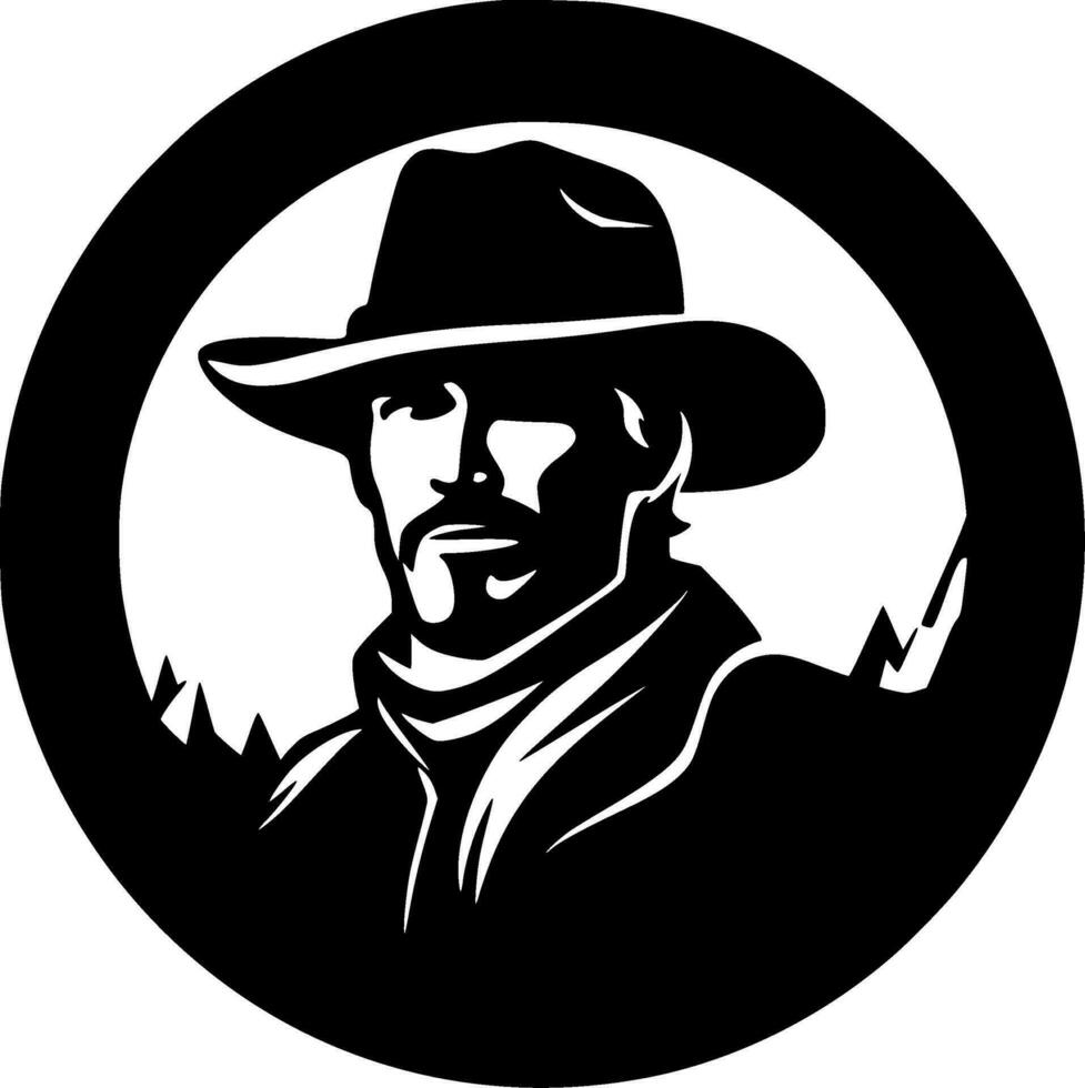 Western - High Quality Vector Logo - Vector illustration ideal for T-shirt graphic